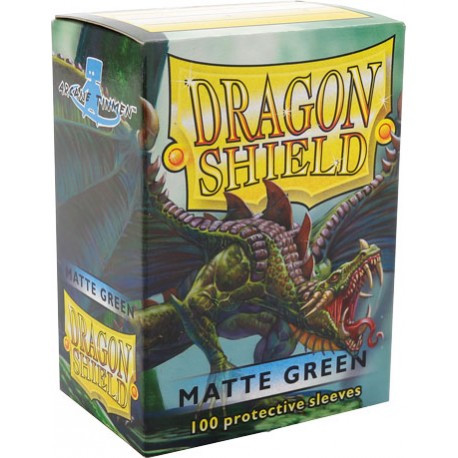 100 Protège cartes Dragon Shield Green Matte